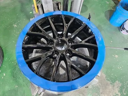 대구/경산/휠도색/휠수리/휠복원/잘하는곳/BMW/F20/118D/17인치/순정휠/블랙유광/분체휠도색