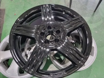대구/경산/휠도색/휠수리/휠복원/잘하는곳/벤츠/CLS/63/AMG/19인치/블랙유광/분체도색