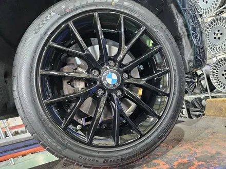 대구/경산/휠도색/휠수리/휠복원/잘하는곳/BMW/F20/118D/17인치/순정휠/블랙유광/분체휠도색
