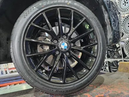 대구/경산/휠도색/휠수리/휠복원/잘하는곳/BMW/F20/118D/17인치/순정휠/블랙유광/분체휠도색