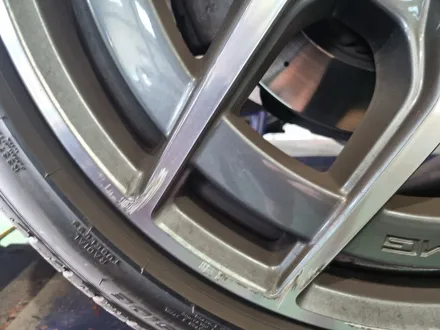 대구/경산/휠도색/휠수리/휠복원/잘하는곳/벤츠/E클래스/AMG/AMG라인/19인치/다이나컷팅