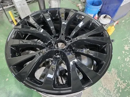 대구/경산/휠도색/휠수리/휠복원/잘하는곳/BMW/5GT/19인치/순정휠/블랙유광/분체도색