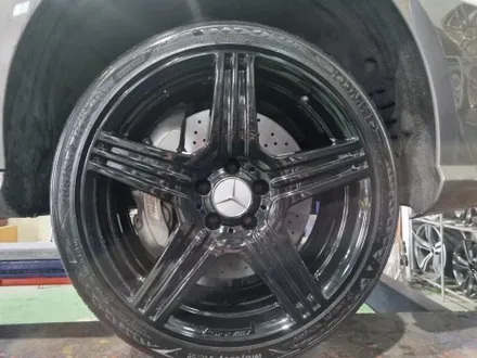 대구/경산/휠도색/휠수리/휠복원/잘하는곳/벤츠/CLS/63/AMG/19인치/블랙유광/분체도색