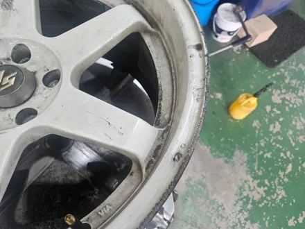 대구/경산/휠도색/휠수리/휠복원/잘하는곳/TE-37/19인치/화이트