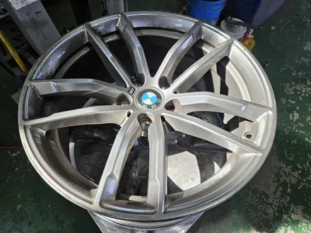대구/경산/휠도색/휠수리/휠복원/잘하는곳/BMW/G30/5시리즈/18인치/순정휠/블랙유광/분체휠도색