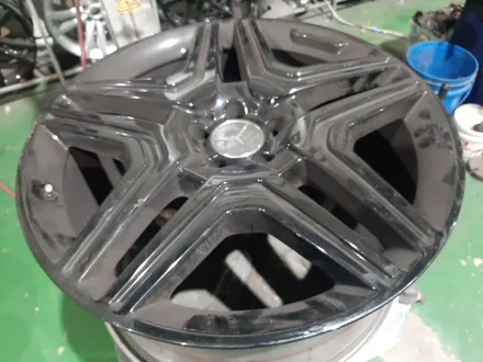 대구경산하양휠도색휠수리휠복원잘하는곳/벤츠/ML63AMG/21인치/금호타이어/신품타이어