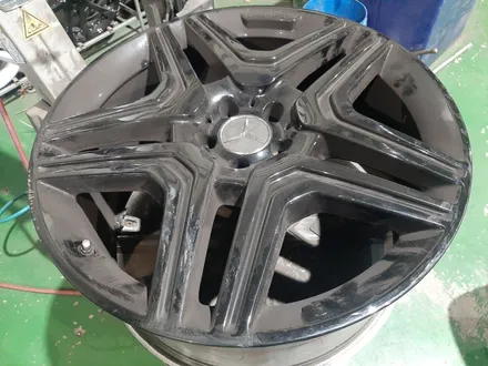 대구경산하양휠도색휠수리휠복원잘하는곳/벤츠/ML63AMG/21인치/금호타이어/신품타이어