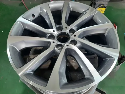 대구경산하양휠도색휠수리휠복원잘하는곳 BMW X6 19인치 순정휠 다이나컷팅