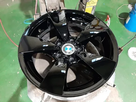 대구경산하양휠도색휠수리휠복원잘하는곳 BMW E바디 5시리즈 순정휠 블랙유광