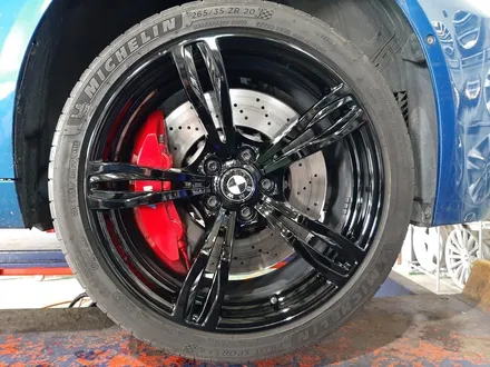 대구경산휠도색/휠수리/휠복원/잘하는곳/BMW/M5/20인치/순정휠/343M/블랙유광