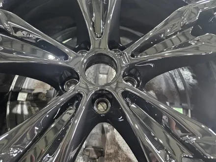 대구/경산/휠도색/휠수리/휠복원/잘하는곳/BMW/550I/20인치/순정휠/블랙유광/분체휠도색
