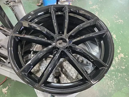 대구/경산/휠도색/휠수리/휠복원/잘하는곳/BMW/G30/5시리즈/18인치/순정휠/블랙유광/분체휠도색