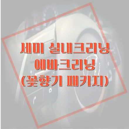 경기도 양주 의정부 자동차 에어컨냄새 제거 신생아세차 실내세차 (에바크리닝) / 양주, 구리, 의정부