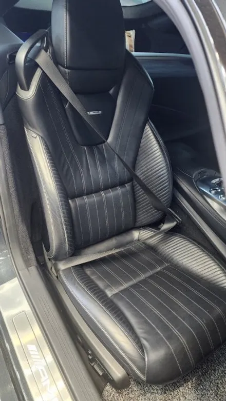 경기북부 양주 AMG GT 2도어 안전벨트 색상 변경 레드 커스텀 시공 / 양주, 구리, 의정부