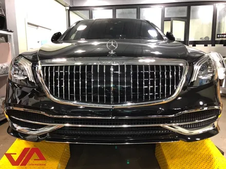 벤츠 S500 마이바흐 _ 신형 컨버전작업 & 실내 엠비언트작업 [송풍구 1,2열 & 선글라스 & 천장사이드] 작업후기