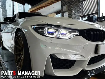 BMW M4 F82 16년식 _신형 헤드라이트 [레이저블루] 시공했습니다