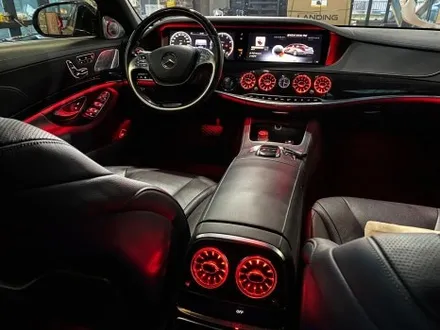 벤츠 S500 신형 컨버전 & 1열,2열 엠비언트 송풍구 시공후기