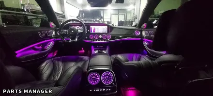 [하남/파츠매니저] 벤츠 w222 s63 amg _ 엠비언트 송풍구 & 3D부메스터 장착후기!
