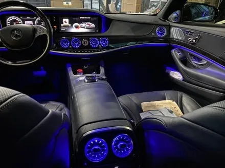 벤츠 S500 신형 컨버전 & 1열,2열 엠비언트 송풍구 시공후기