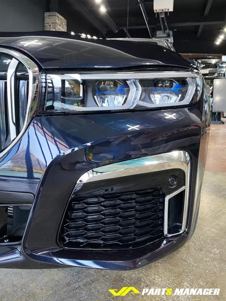 BMW 730LD_신형 컨버전 &20인치 휠 피렐리 피제로올시즌 타이어 & M2C 카블릿 안드로이드 시공후기
