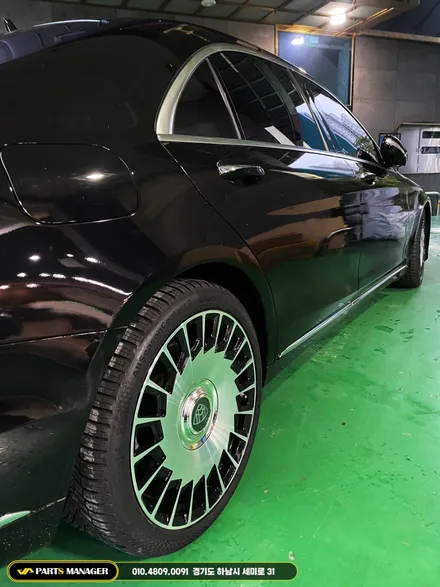 벤츠 S500L 마이바흐 컨버전 & 20인치 휠 & 콘티넨탈 타이어 시공후기