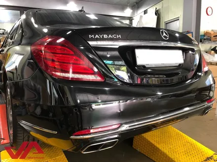 벤츠 S500 마이바흐 _ 신형 컨버전작업 & 실내 엠비언트작업 [송풍구 1,2열 & 선글라스 & 천장사이드]​ 교체후기