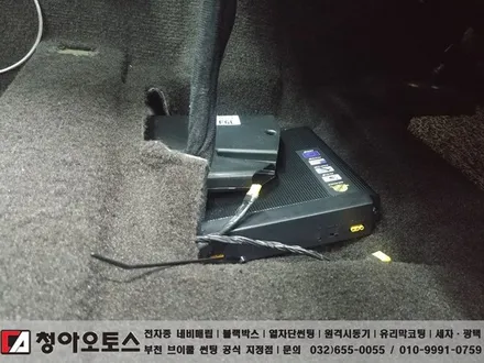 기아 올뉴K7 존슨 M썬팅, 에코파워팩 S10 블랙박스 보조배터리 장착작업