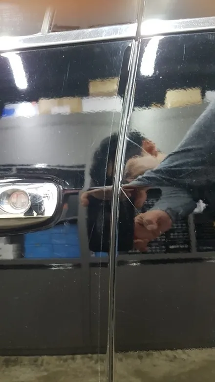 에쿠스 VS380 도어컵,도어엣지,B필러,C필러 PPF작업