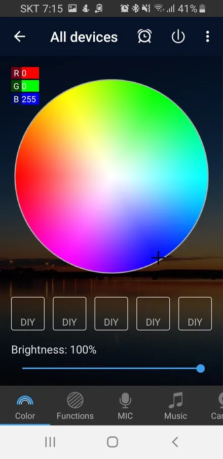 [부천 엠비언트] 에쿠스VS500 RGB 광섬유 엠비언트