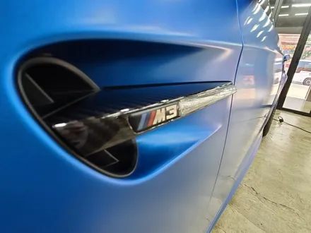 e92m3 사틴퍼펙트블루 전체랩핑  부천 청아오토스