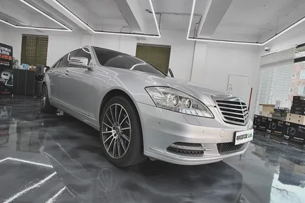 W221 벤츠 S500 S350 블루투스 모듈 설치, 무선 고음질 음감하기