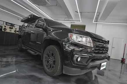 쉐보레 콜로라도 순정 네비게이션 블랙아웃! 안드로이드 올인원 으로 해결