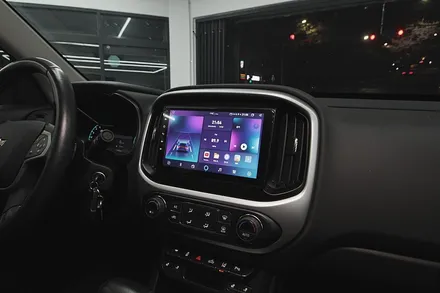 쉐보레 콜로라도 순정 네비게이션 블랙아웃! 안드로이드 올인원 으로 해결