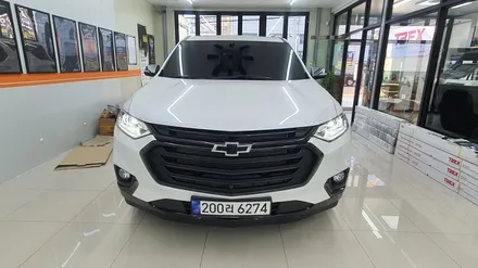쉐보레SUV 트레버스 화이트 레이노S9 블랙박스 LX5000 시공완료.