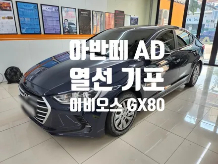 아반떼 AD  열선  기포  제거 후     이비오스 GX80