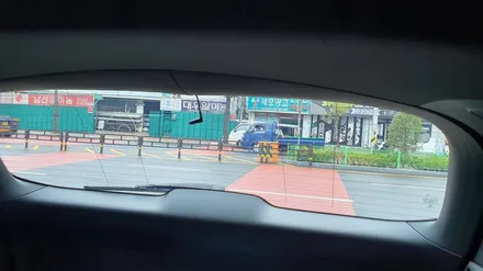 마산 벤츠 AMG 차량에 시인성 좋은 팬텀 S9 썬팅필름 45% 시공기