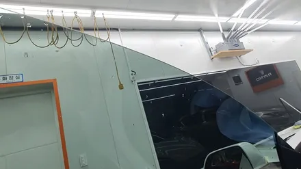 테슬라 모델3 레이노 팬텀시리즈 썬팅시공