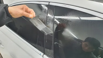 제네시스 G80 우유니화이트 창원 신차패키지시공