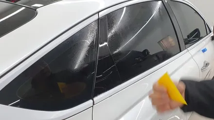 제네시스 G80 우유니화이트 창원 신차패키지시공
