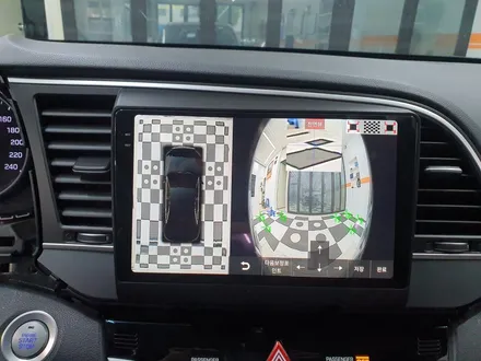 아반떼 AD 안드로이드 올인원 360 어라운드 뷰 시공!