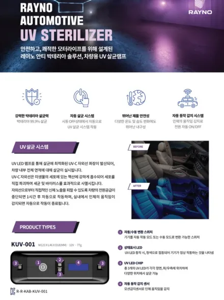 캐스퍼  레이노 프레스토 D1 반사 썬팅 /  신차 패지키 전문샵 시공 (비기닝 창원점)