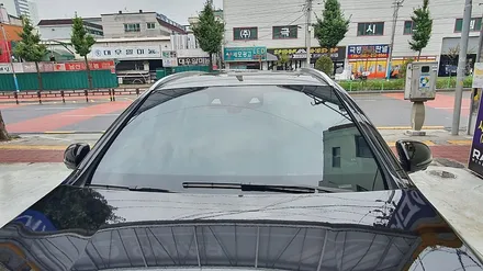 마산 벤츠 AMG 차량에 시인성 좋은 팬텀 S9 썬팅필름 45% 시공기