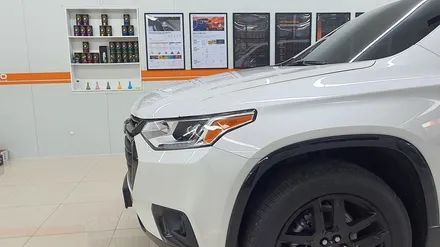 쉐보레SUV 트레버스 화이트 레이노S9 블랙박스 LX5000 시공완료.