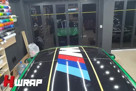 부천자동차스티커 부착 BMW M데칼스티커 [에이치랩] 시공후기 / 부천 소사구 송내동