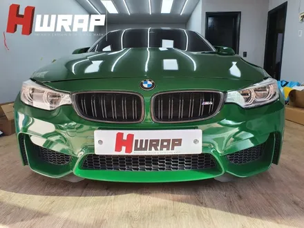 BMW f82 M4 쿠페 에이버리 유광다크그린 인천랩핑 / 부천 소사구 송내동