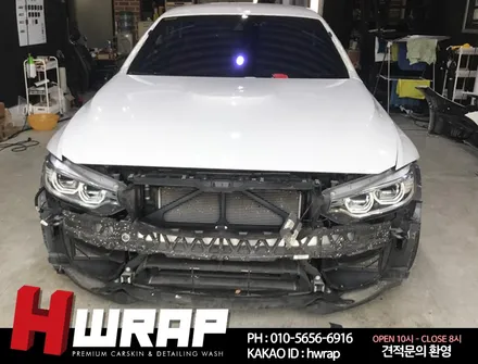 부천자동차랩핑 BMW M4 컨버터블 전체랩핑 [에이치랩] 시공후기 / 부천 소사구 송내동