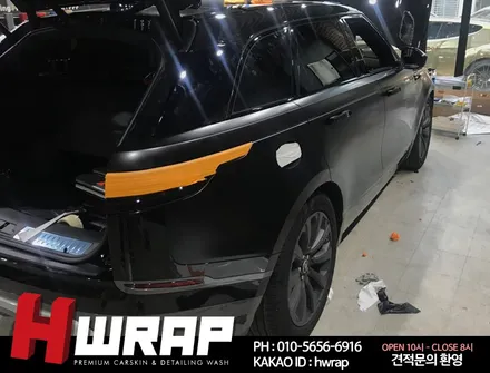 부천랩핑 레인지로버 벨라 전체랩핑 [에이치랩] 시공후기 / 부천 소사구 송내동