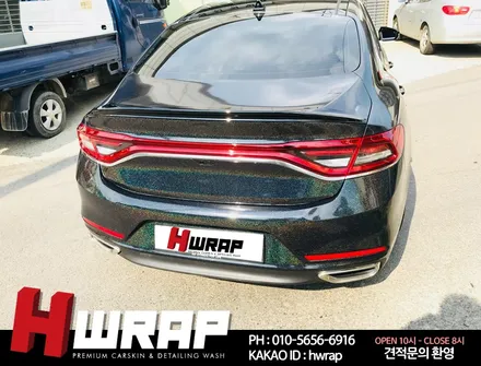 그랜져IG랩핑 블랙 홀로그램 전체랩핑 [에이치랩] 시공후기 / 부천 소사구 송내동