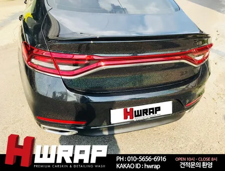 그랜져IG랩핑 블랙 홀로그램 전체랩핑 [에이치랩] 시공후기 / 부천 소사구 송내동