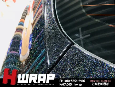 그랜져IG랩핑 블랙 홀로그램 전체랩핑 [에이치랩] 시공후기 / 부천 소사구 송내동